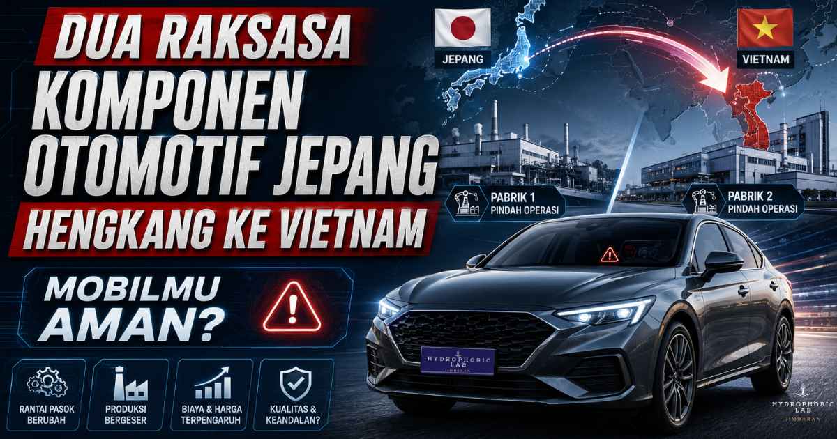 pabrik komponen otomotif Jepang hengkang ke Vietnam dampak industri otomotif Indonesia